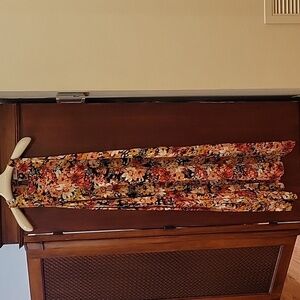 Natural Life | Katie Floral Maxi Dress Sleeveless Keyhole Back Pockets Size XS/S